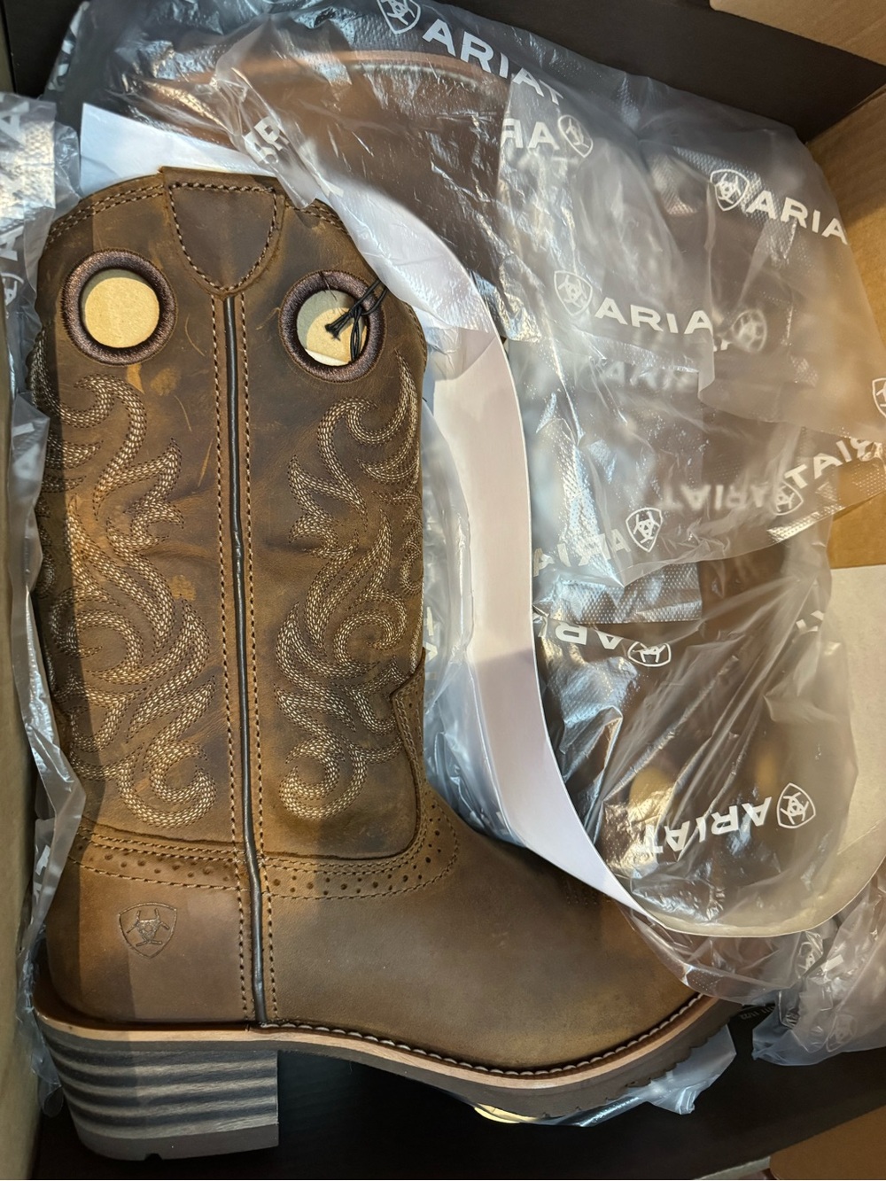 Ariat Hybrid Roughstock Square Toe Cowboy Boot
